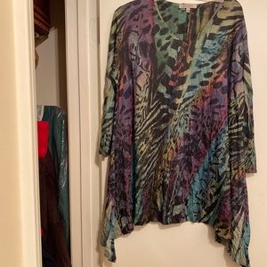 Long sleeve tunic shirt